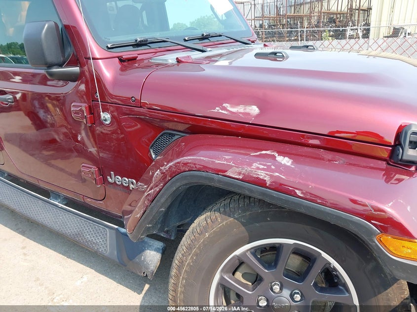 2021 Jeep Gladiator Overland 4X4 VIN: 1C6HJTFG8ML546868 Lot: 45622805
