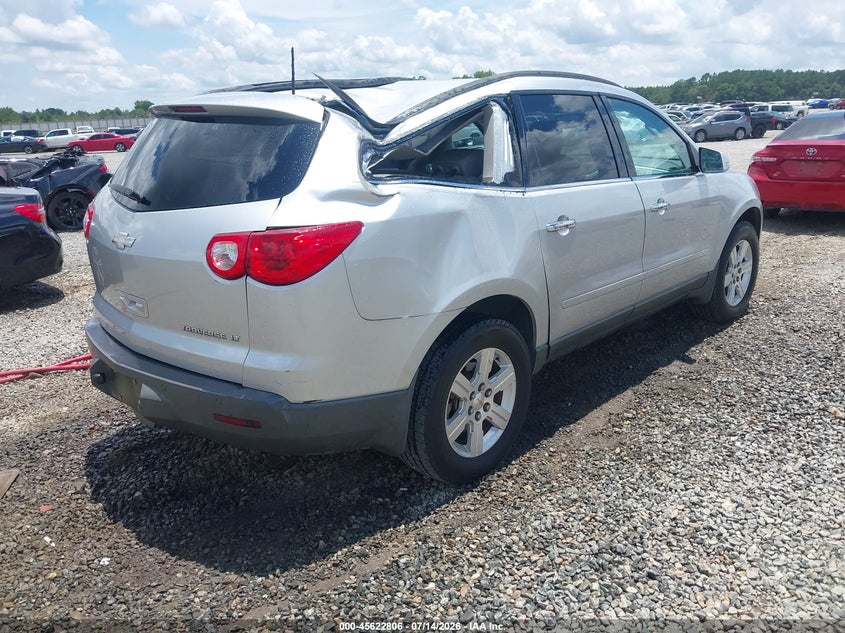 Vin: 1gnkrjed8cj235641, lot: 46121272, chevrolet traverse lt w/2lt 20124