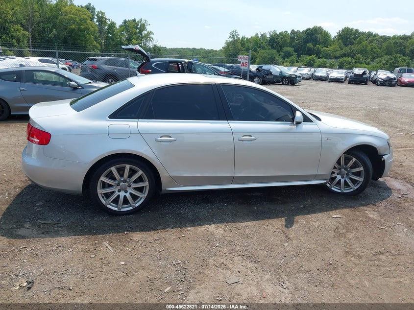 2012 Audi A4 2.0T Premium Plus VIN: WAUFFAFL6CA090783 Lot: 45622821