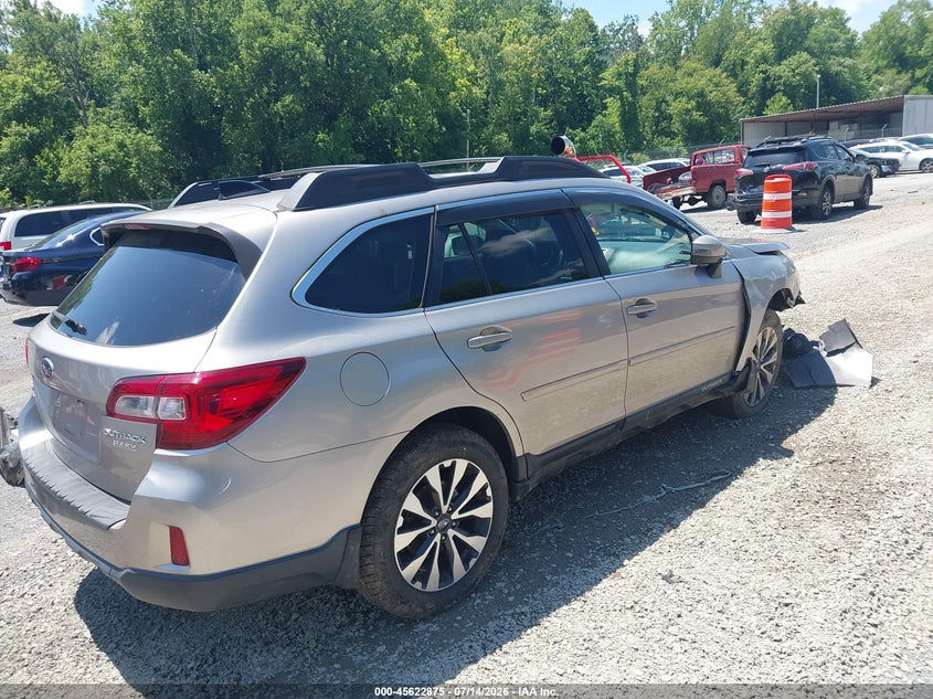 Vin: 4s4bsancxg3322211, lot: 46121341, subaru outback 2.5i limited 20164