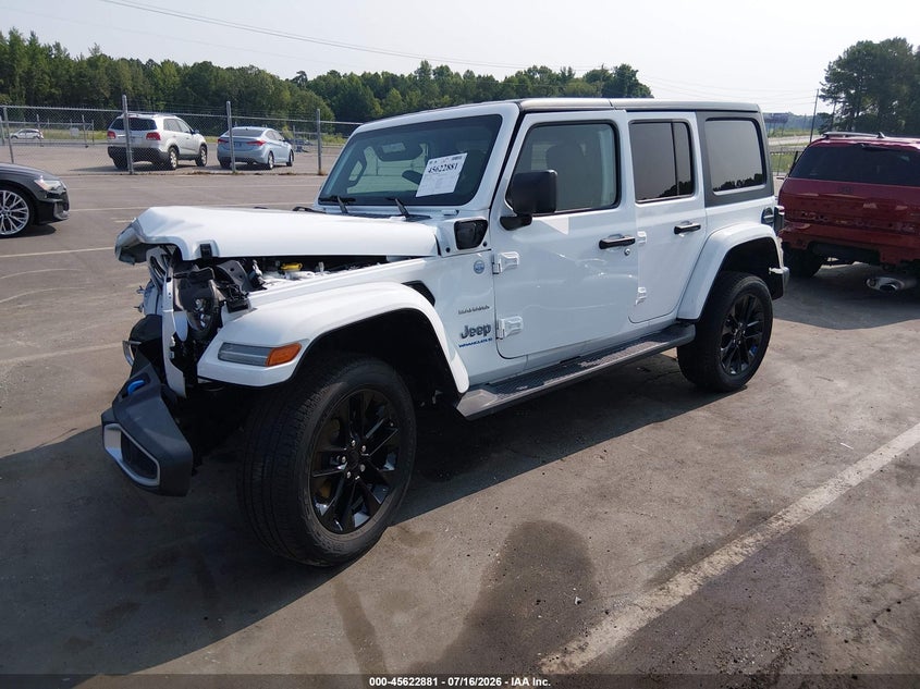 2023 Jeep Wrangler 4Xe Sahara 4X4 VIN: 1C4JJXP68PW604293 Lot: 45622881