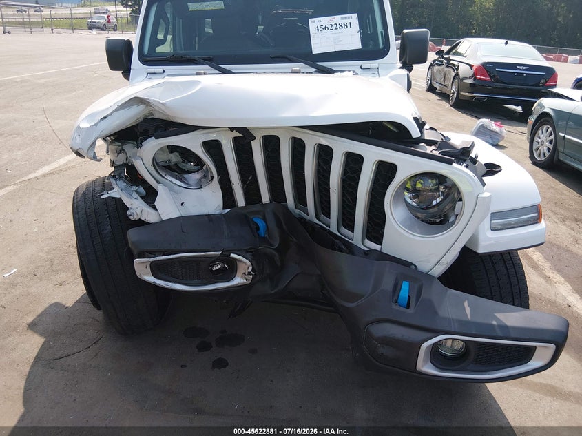 2023 Jeep Wrangler 4Xe Sahara 4X4 VIN: 1C4JJXP68PW604293 Lot: 45622881