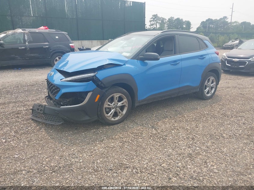 2022 Hyundai Kona Sel VIN: KM8K6CAB4NU890636 Lot: 45622916