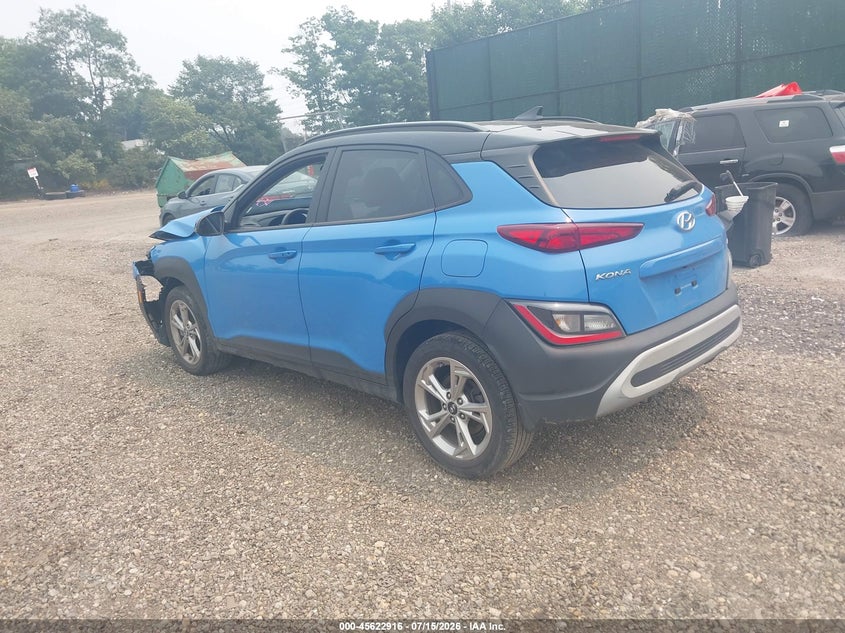 2022 Hyundai Kona Sel VIN: KM8K6CAB4NU890636 Lot: 45622916