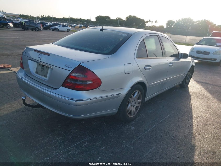 2006 MERCEDES-BENZ E 320 CDI SEDAN 3.2L I-6 DI, DOHC, TURBO, 201HP