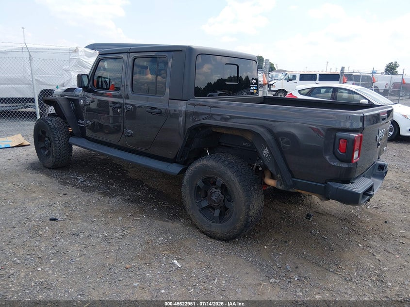 2022 Jeep Gladiator Overland 4X4 VIN: 1C6HJTFG5NL101442 Lot: 45622951