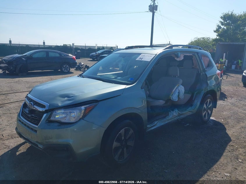 Vin: jf2sjaec2jh576031, lot: 46121422, subaru forester 2.5i premium 20182