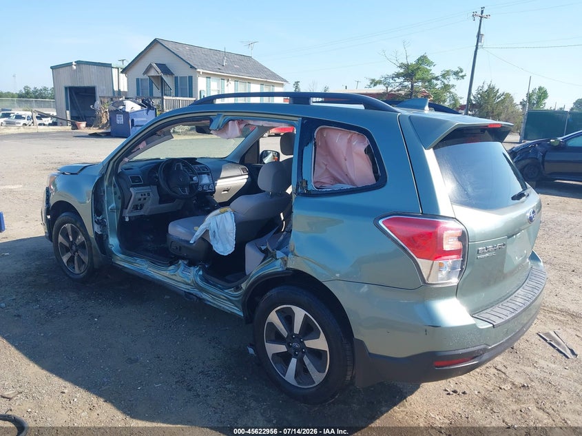 Vin: jf2sjaec2jh576031, lot: 46121422, subaru forester 2.5i premium 20183