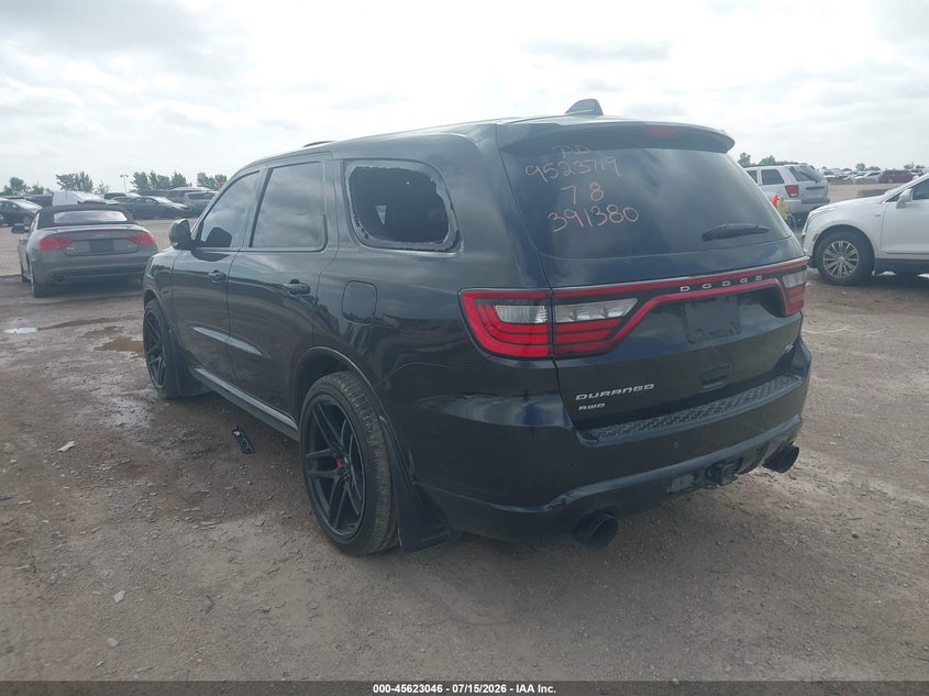 Vin: 1c4sdjct6ec391380, lot: 46121512, dodge durango r/t 20143