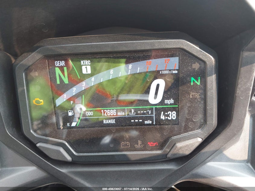 2023 Kawasaki Ex650 R VIN: ML5EXER17PDA87373 Lot: 45623057