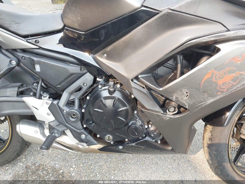 2023 Kawasaki Ex650 R VIN: ML5EXER17PDA87373 Lot: 45623057