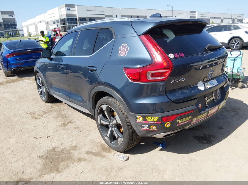 2019 Volvo Xc40 T5 Inscription VIN: YV4162ULXK2140404 Lot: 45623104