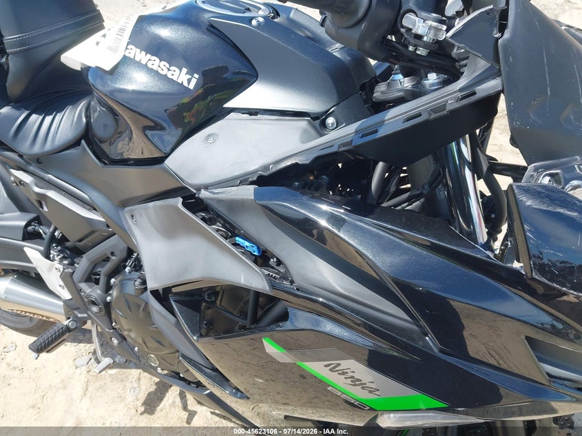 2025 Kawasaki Ex650 R VIN: ML5EXER19SDAG0762 Lot: 45623106