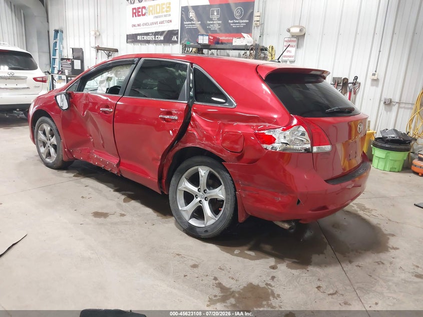 Vin: 4t3bk3bb7bu052257, lot: 46121574, toyota venza base v6 20113