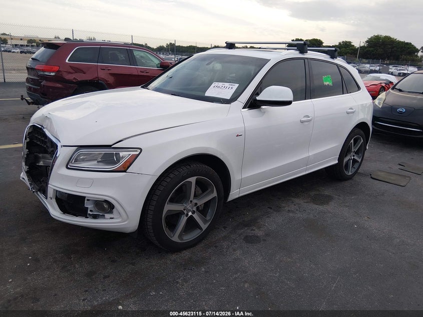 Vin: wa1d7afp2ga046676, lot: 46121581, audi q5 3.0t premium plus 20162