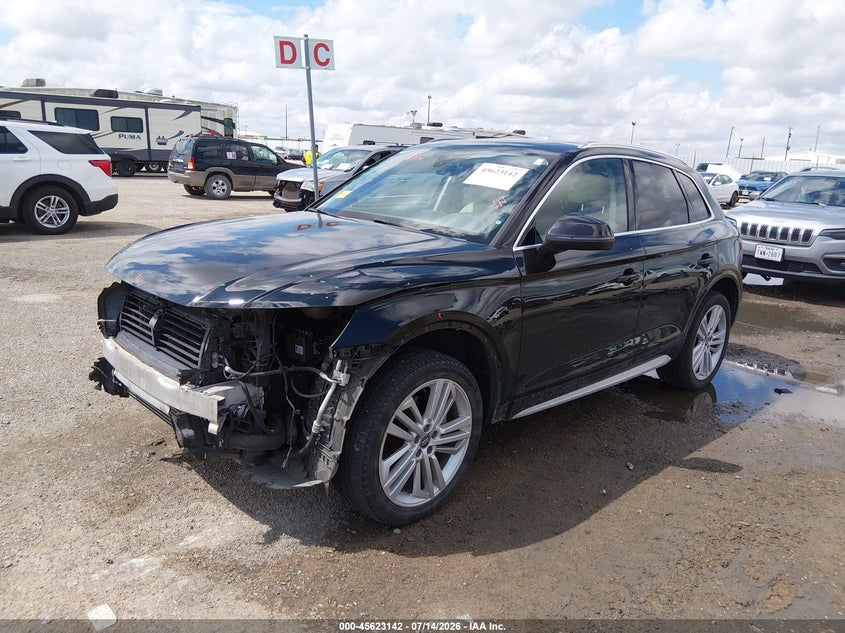 Vin: wa1bnafy0j2089887, lot: 46121608, audi q5 2.0t premium/2.0t tech premium 20182