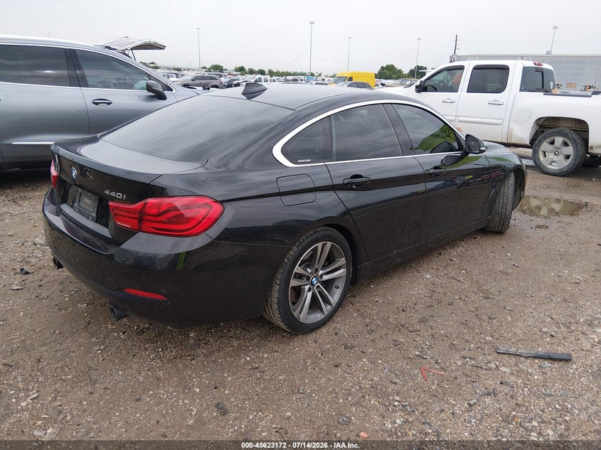 Vin: wba4j5c5xkbm65618, lot: 46121638, bmw 440i gran coupe 20194