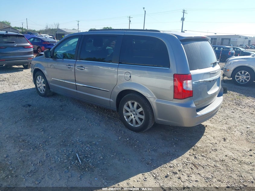 Vin: 2c4rc1bg0fr752178, lot: 46121643, chrysler town & country touring 20153