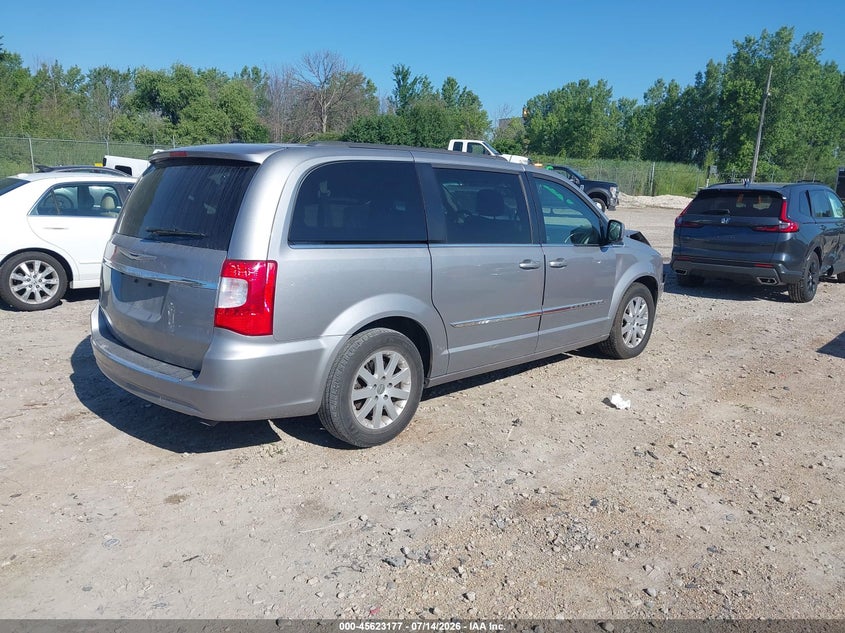 Vin: 2c4rc1bg0fr752178, lot: 46121643, chrysler town & country touring 20154