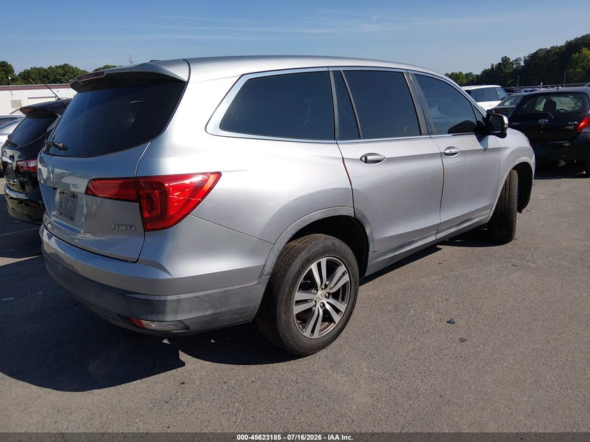 Vin: 5fnyf6h34hb012166, lot: 46121651, honda pilot ex 20174