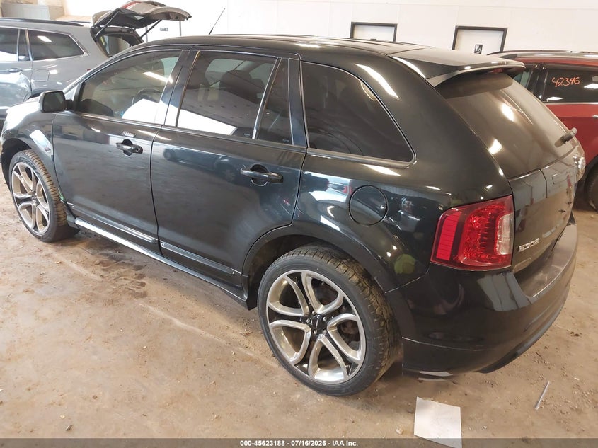 Vin: 2fmdk3ak1ebb30805, lot: 46121653, ford edge sport 20143