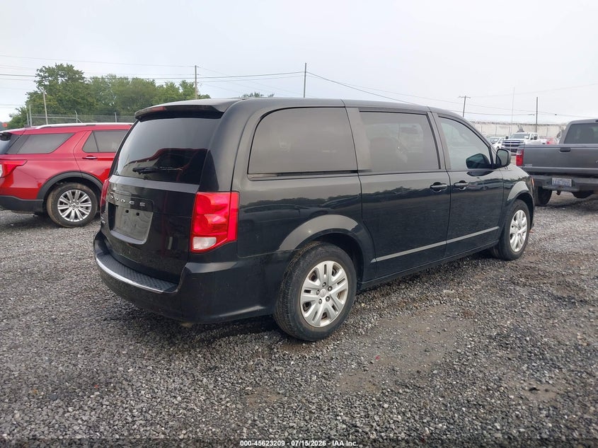 Vin: 2c4rdgbg6jr160809, lot: 46121675, dodge grand caravan se 20184