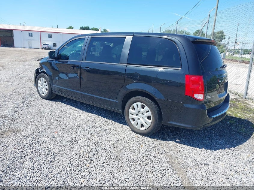 Vin: 2c4rdgbg6jr160809, lot: 46121675, dodge grand caravan se 20183