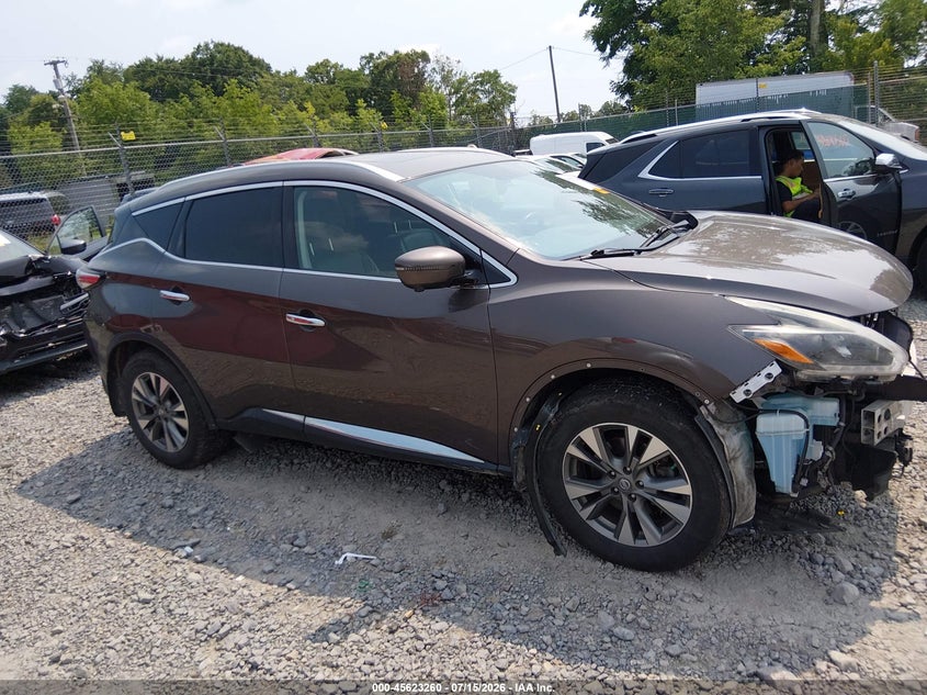 2018 Nissan Murano Sl VIN: 5N1AZ2MH6JN181708 Lot: 45623260