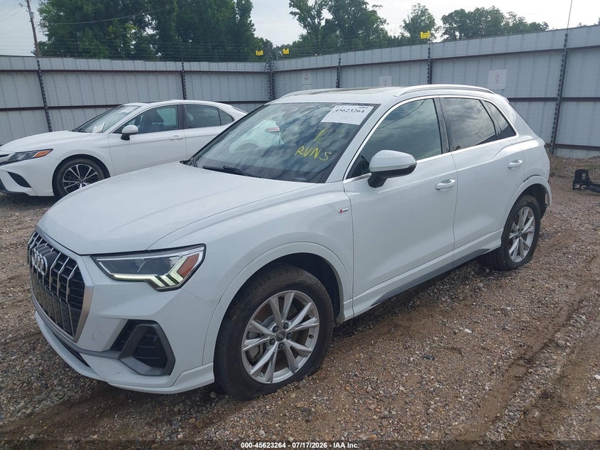 Vin: wa1eecf32m1010906, lot: 46121730, audi q3 premium plus 45 tfsi s line quattro tiptronic 20212