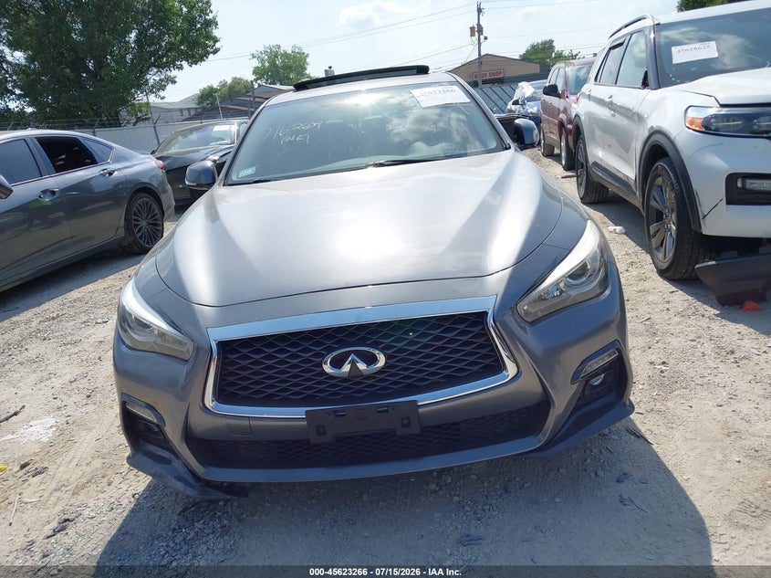 2018 Infiniti Q50 3.0T Luxe/3.0T Sport VIN: JN1EV7AR3JM611960 Lot: 45623266