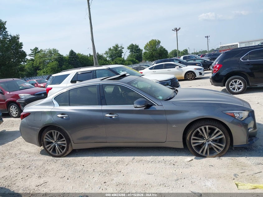 2018 Infiniti Q50 3.0T Luxe/3.0T Sport VIN: JN1EV7AR3JM611960 Lot: 45623266