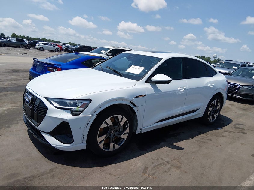 Vin: wa11aagexnb013059, lot: 46121821, audi e-tron sportback premium s line quattro 20222