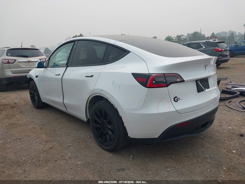 Vin: 5yjygdee5mf080378, lot: 46121865, tesla model y long range dual motor all-wheel drive 20213