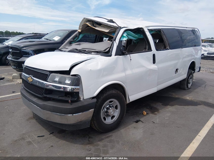 Vin: 1gazgpfg7j1244703, lot: 46121898, chevrolet express 3500 lt 20182