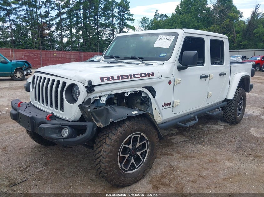 Vin: 1c6jjtbg0pl504304, lot: 46121932, jeep gladiator rubicon 4x4 20232