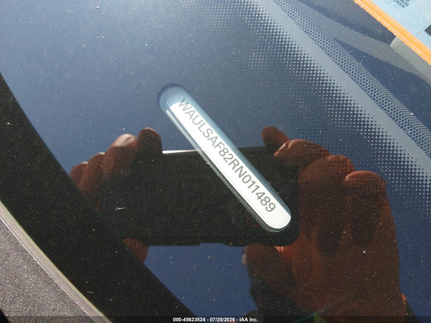 2024 AUDI S8 SEDAN 4.0L V-8 DI, DOHC, VVT, TURBO, 563HP