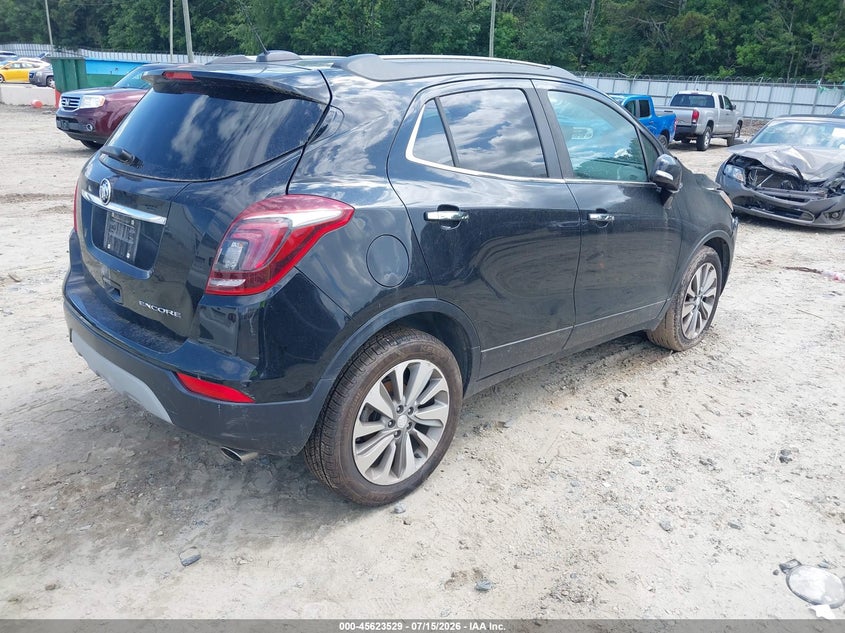 Vin: kl4cjasb4kb711085, lot: 46121995, buick encore fwd preferred 20194