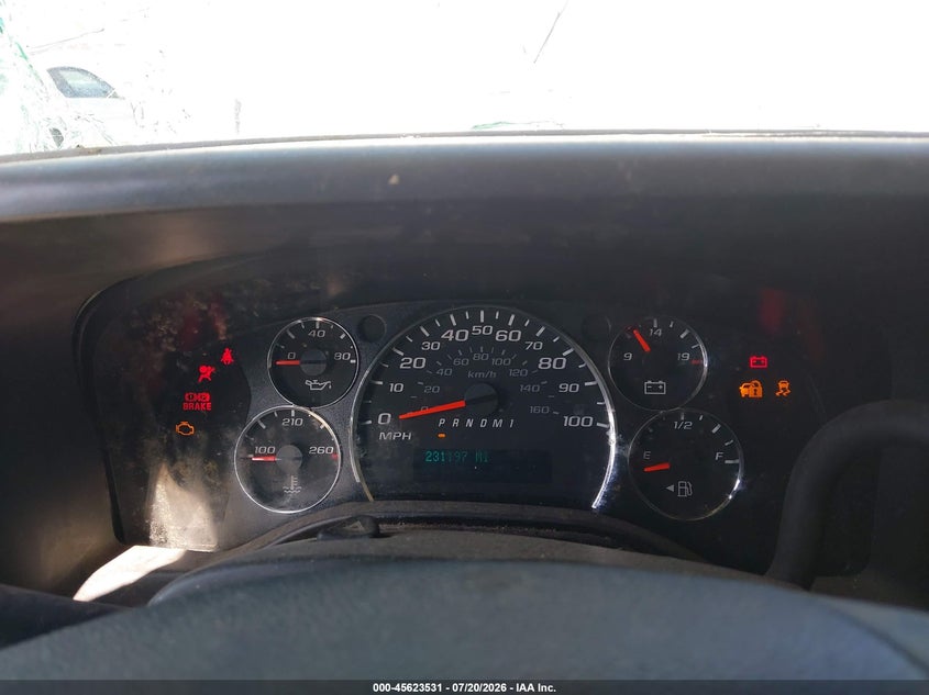 2014 Chevrolet Express 2500 Work Van VIN: 1GCWGFCA4E1207831 Lot: 45623531