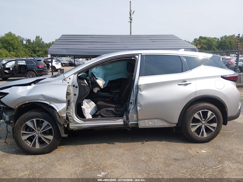 2019 Nissan Murano S VIN: 5N1AZ2MS1KN123261 Lot: 45623559