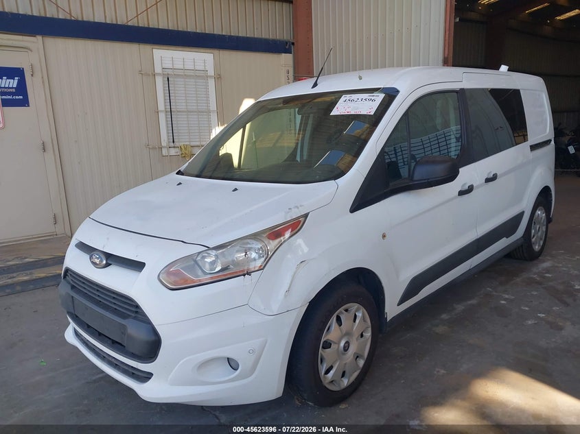 Vin: nm0ls7f74g1248726, lot: 46122061, ford transit connect xlt 20162