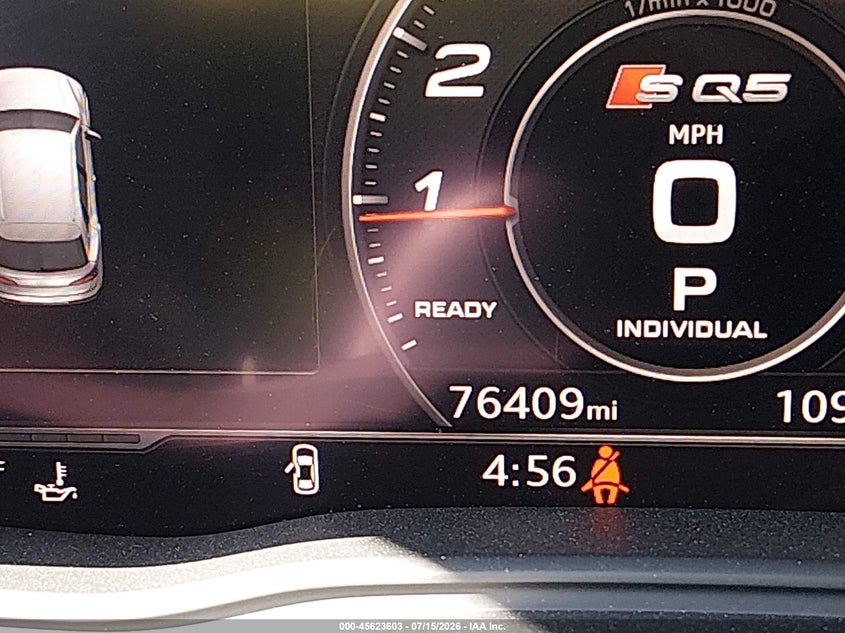 2019 Audi Sq5 3.0T Premium VIN: WA1B4AFY5K2001212 Lot: 45623603