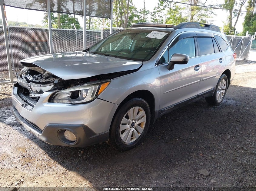 Vin: 4s4bsahc3h3204319, lot: 46122087, subaru outback 2.5i premium 20172
