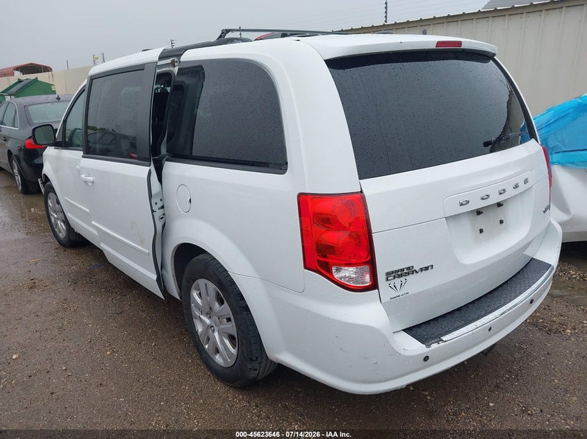 Vin: 2c4rdgbg4fr559693, lot: 46122112, dodge grand caravan se 20153