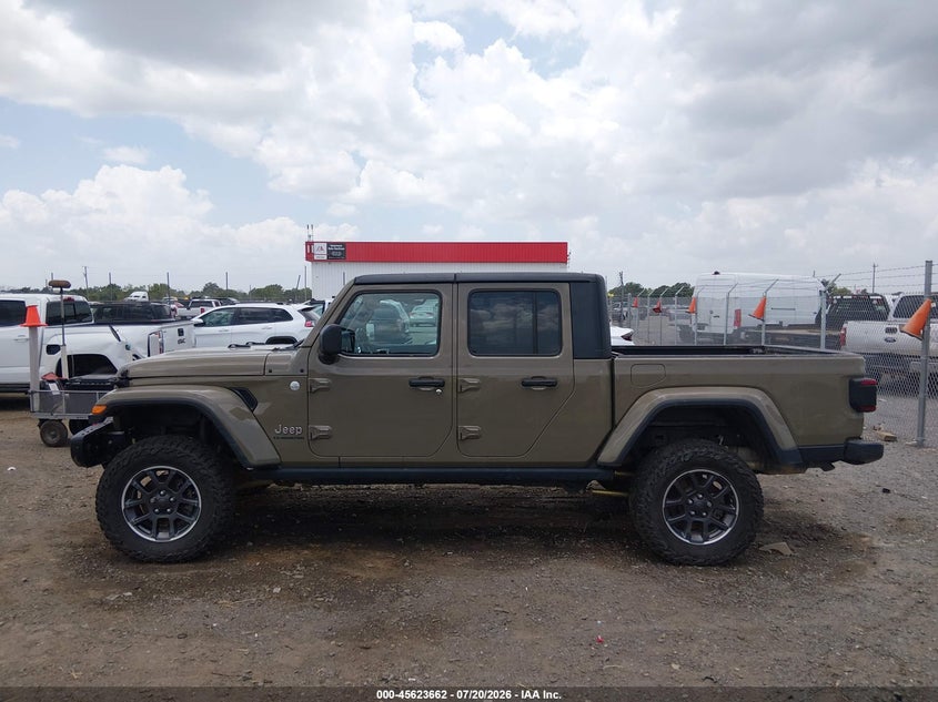 2020 Jeep Gladiator Overland 4X4 VIN: 1C6HJTFG2LL171333 Lot: 45623662