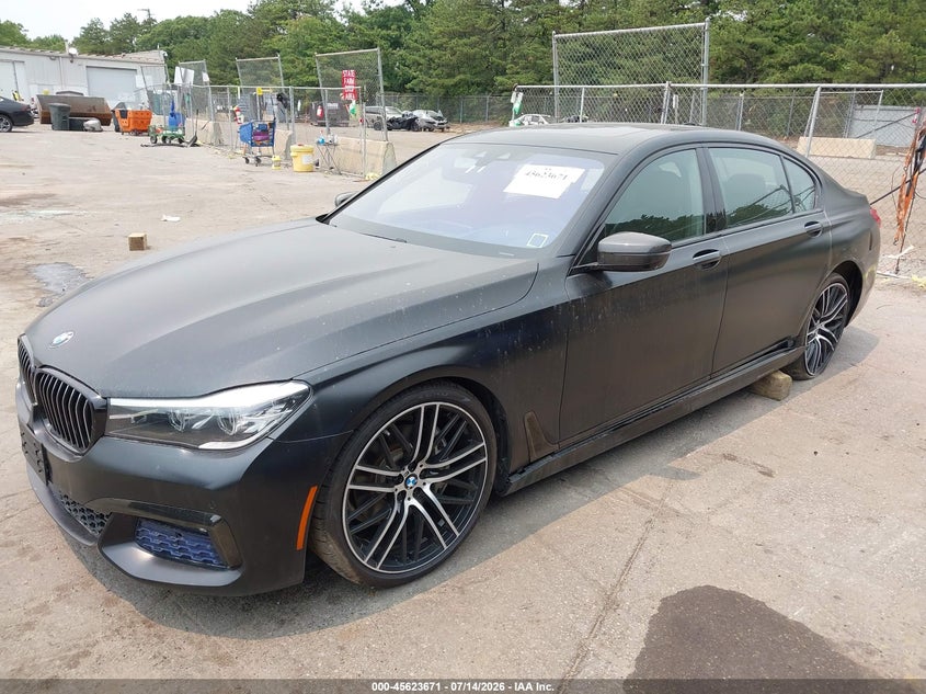 Vin: wba7e2c38hg741451, lot: 46122137, bmw 740i 20172
