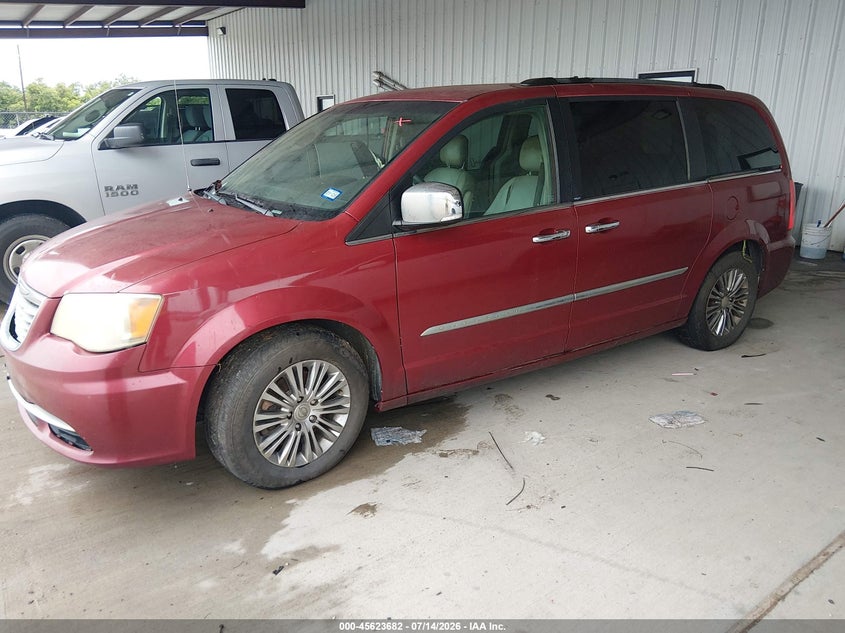 Vin: 2c4rc1cg6er116281, lot: 46122148, chrysler town & country touring-l 20142