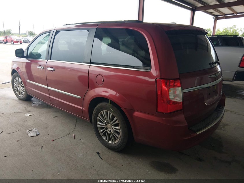 Vin: 2c4rc1cg6er116281, lot: 46122148, chrysler town & country touring-l 20143