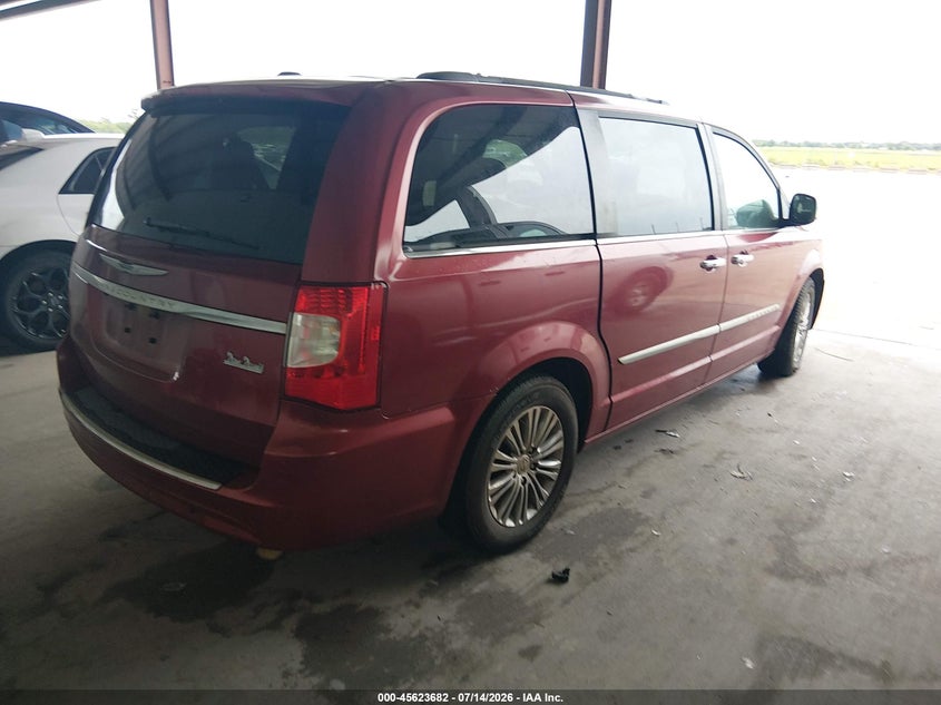 Vin: 2c4rc1cg6er116281, lot: 46122148, chrysler town & country touring-l 20144