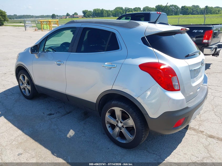 Vin: kl4cjasb5eb570659, lot: 46122207, buick encore 20143