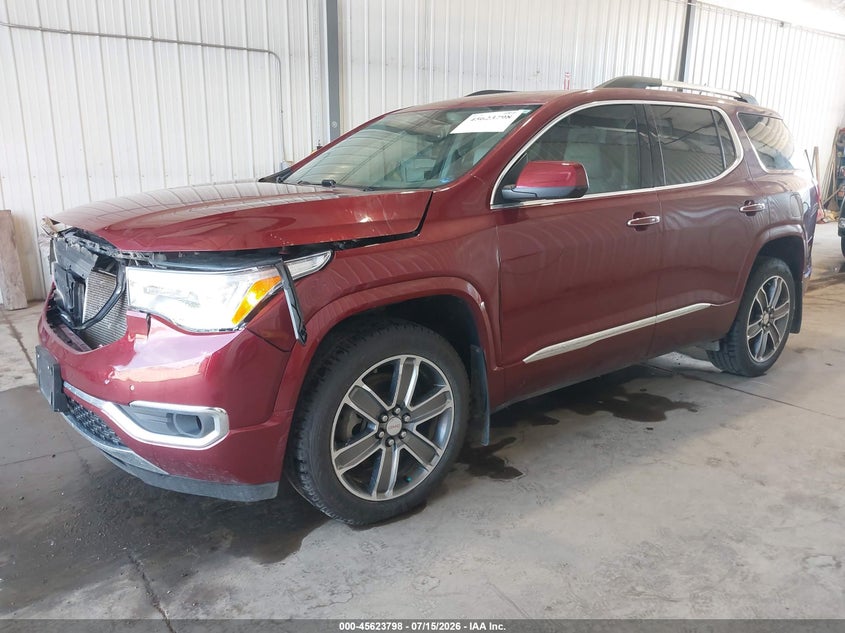 Vin: 1gkknxlsxhz118469, lot: 46122264, gmc acadia denali 20172